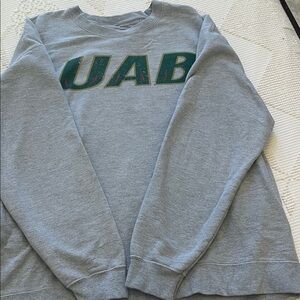 Gray UAB Men's Sweater